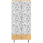 Шкаф с принтом Floral notes варинант исполнения - 2 | Loft Concept в Челябинске