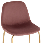 Барный стул на золотистых ножках VENDRAMIN Pink варинант исполнения - 6 | Loft Concept в Челябинске