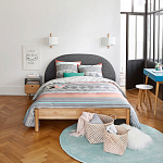 Бра из металла и дерева Ruell White Metal Wooden Wall Lamp варинант исполнения - 3 | Loft Concept в Челябинске