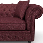 Мебельная ткань Шенилл бордовый цвет 138 см T4-38 варинант исполнения - 8 | Loft Concept в Челябинске