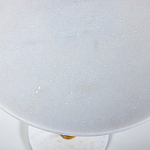 Кофейный столик с белой мраморной столешницей Clipper варинант исполнения - 2 | Loft Concept в Челябинске