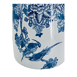 Ваза с мотивами цветущего сада с попугаями Vase Inspired by Nature варинант исполнения - 3 | Loft Concept в Челябинске