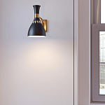 Бра с плафоном в форме песочных часов с узкими перфорированными отверстиями Feiss варинант исполнения - 7 | Loft Concept в Челябинске