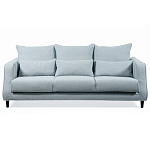 Диван Seldon с мягкими подушками голубое букле варинант исполнения - 7 | Loft Concept в Челябинске