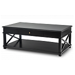 Широкий кофейный столик с ящиком Monsignor варинант исполнения - 3 | Loft Concept в Челябинске