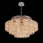 Люстра хрустальная в неоклассическом стиле на серебристом каркасе Majesty варинант исполнения - 4 | Loft Concept в Челябинске