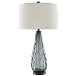 Настольная лампа с фактурным стеклянным основанием Glass Vertical варинант исполнения - 2 | Loft Concept в Челябинске