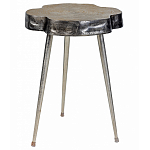 Металлический столик со столешницей в виде слеба Slabby варинант исполнения - 1 | Loft Concept в Челябинске