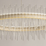 Люстра круглая с прозрачными стеклянными трубками 51 см Nembus варинант исполнения - 4 | Loft Concept в Челябинске