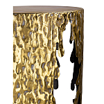 Столик дизайнерский Copper streaks варинант исполнения - 2 | Loft Concept в Челябинске