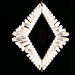 Люстра золотого цвета в форме галочки с каскадом длинных прозрачных трубок Eurofase варинант исполнения - 12 | Loft Concept в Челябинске