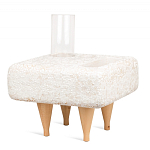 Керамический столик на деревянных ножках «Квадро» варинант исполнения - 2 | Loft Concept в Челябинске