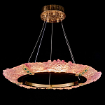 Люстра в форме кольца розовая Warm Pink Light варинант исполнения - 3 | Loft Concept в Челябинске