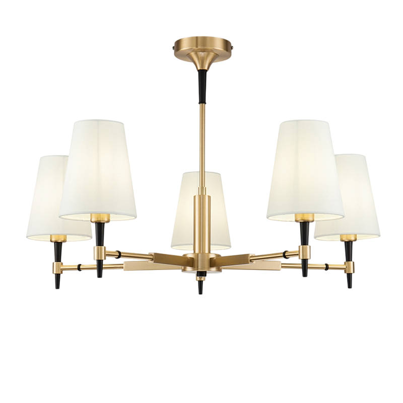 Потолочный светильник Zaragoza Е14 Латунь Белый Черный в Челябинске | Loft Concept 