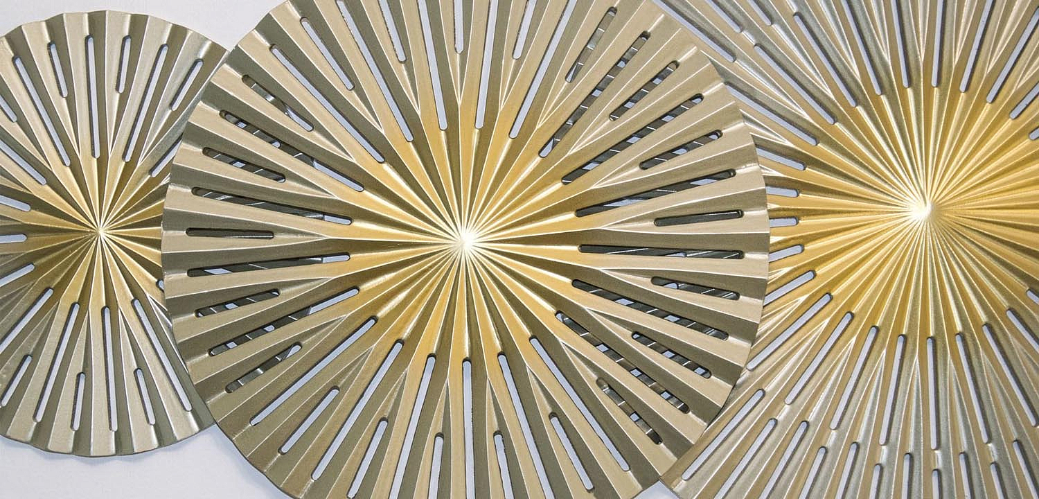 Арт-объект Apollo Gold and Silver Wall Plaque Disc gap 3 Арт-объект Apollo Gold and Silver Wall Plaque Disc gap 3 - Loft-Concept в Челябинске