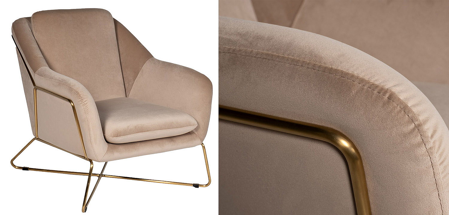 Кресло Umbra Armchair beige Кресло Umbra Armchair beige - Loft-Concept в Челябинске