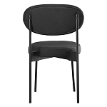 Стул мягкий Alfie Chair черный варинант исполнения - 4 | Loft Concept в Челябинске