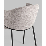 Стул Brace букле серый варинант исполнения - 3 | Loft Concept в Челябинске