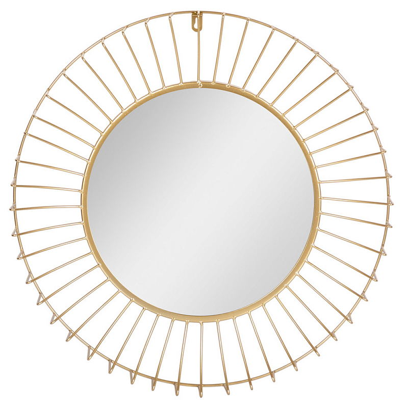 Зеркало круглое настенное в металлической оправе Modern Mirror Space Золотой Зеркало круглое настенное в металлической оправе Modern Mirror Space Золотой в Челябинске | Loft Concept