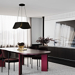 Подвесной светильник круглый с контрастной внутренней отделкой Assol Сup варинант исполнения - 6 | Loft Concept в Челябинске