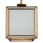 Люстра прямоугольная с каркасом золотого цвета Soft Glow Lamps варинант исполнения - 4 | Loft Concept в Челябинске