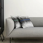 Чехол на подушку хлопковый Blake Boundaries Blue варинант исполнения - 5 | Loft Concept в Челябинске