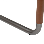 Стул мягкий с обивкой из рогожки и экокожи Contrasting Performance варинант исполнения - 4 | Loft Concept в Челябинске