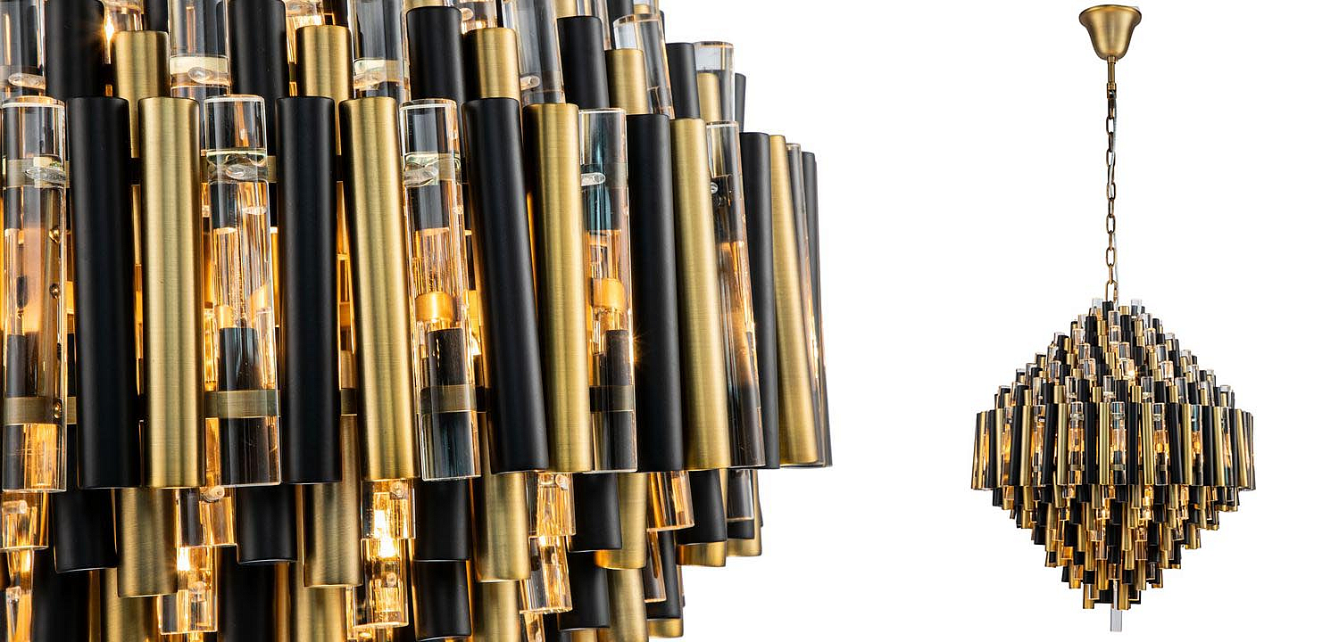 Люстра Black Brass Symphony Chandelier Люстра Black Brass Symphony Chandelier - Loft-Concept в Челябинске