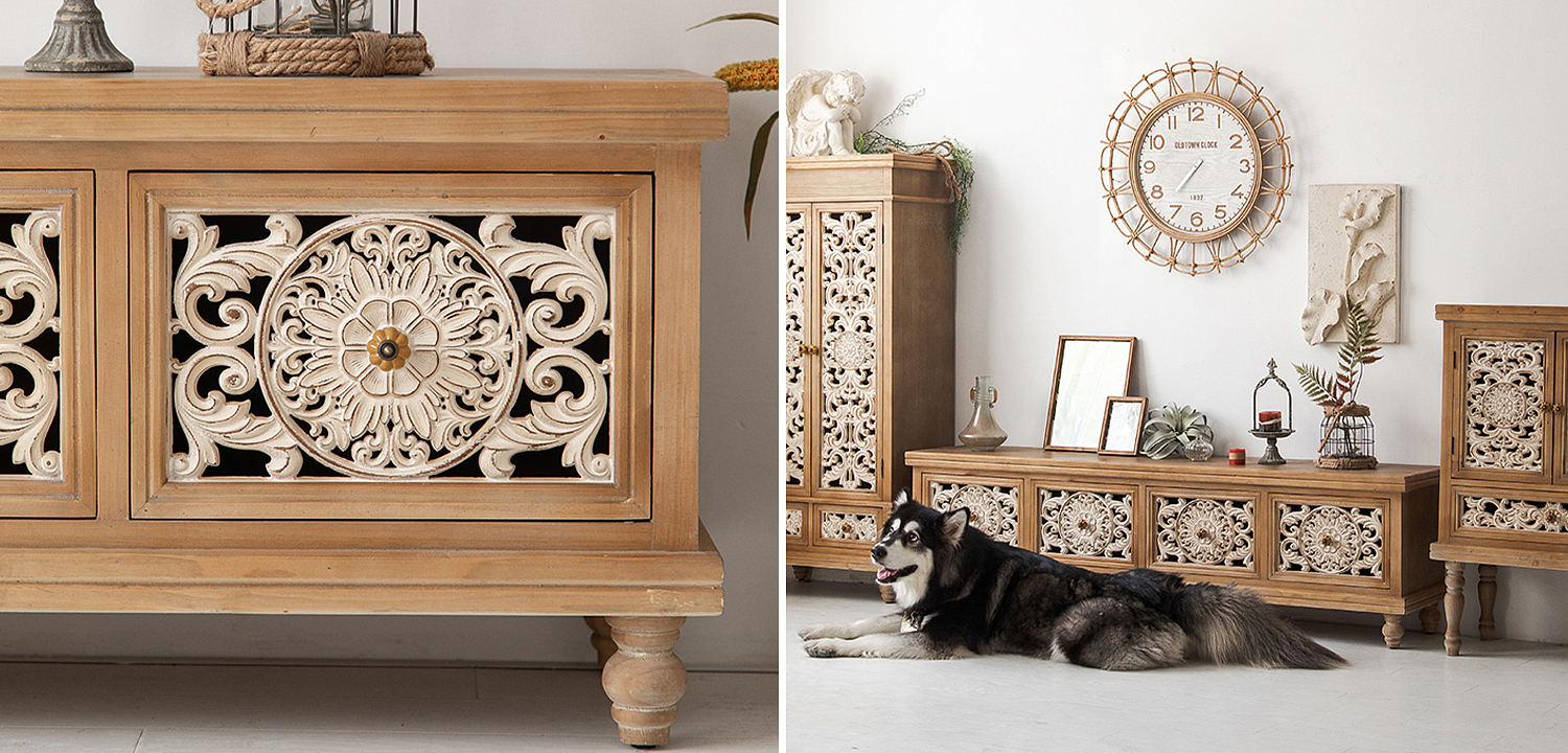 ТВ-тумба Leblanc Provence TV Stand ТВ-тумба Leblanc Provence TV Stand - Loft-Concept в Челябинске