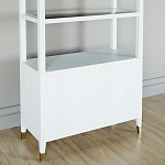 Стеллаж со стеклянными полками Elsa Dreams White варинант исполнения - 7 | Loft Concept в Челябинске