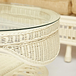 Комплект уличной мебели из ротанга Clara белый варинант исполнения - 12 | Loft Concept в Челябинске