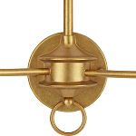 Бра настенное золотого цвета в форме подсвечника Graceful Smoothness варинант исполнения - 1 | Loft Concept в Челябинске