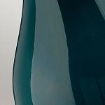 Настольная лампа с коническим дымчато-зелёным абажуром из искусственного шёлка Quintiesse варинант исполнения - 5 | Loft Concept в Челябинске