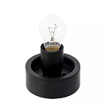 Настольный светильник с янтарным рельефным плафоном Lamp with Frozen Glass Effect варинант исполнения - 2 | Loft Concept в Челябинске