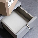 Консоль с зеркалом и  3-мя вращающимися ящиками Eloida варинант исполнения - 4 | Loft Concept в Челябинске