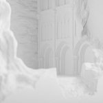 Встраиваемый в стену гипсовый светильник под покраску с эффектом разрушенной стены Antiquity Athena варинант исполнения - 6 | Loft Concept в Челябинске