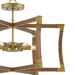 Подвесной светильник в форме фонаря коричневый Brown Eco Lantern варинант исполнения - 1 | Loft Concept в Челябинске