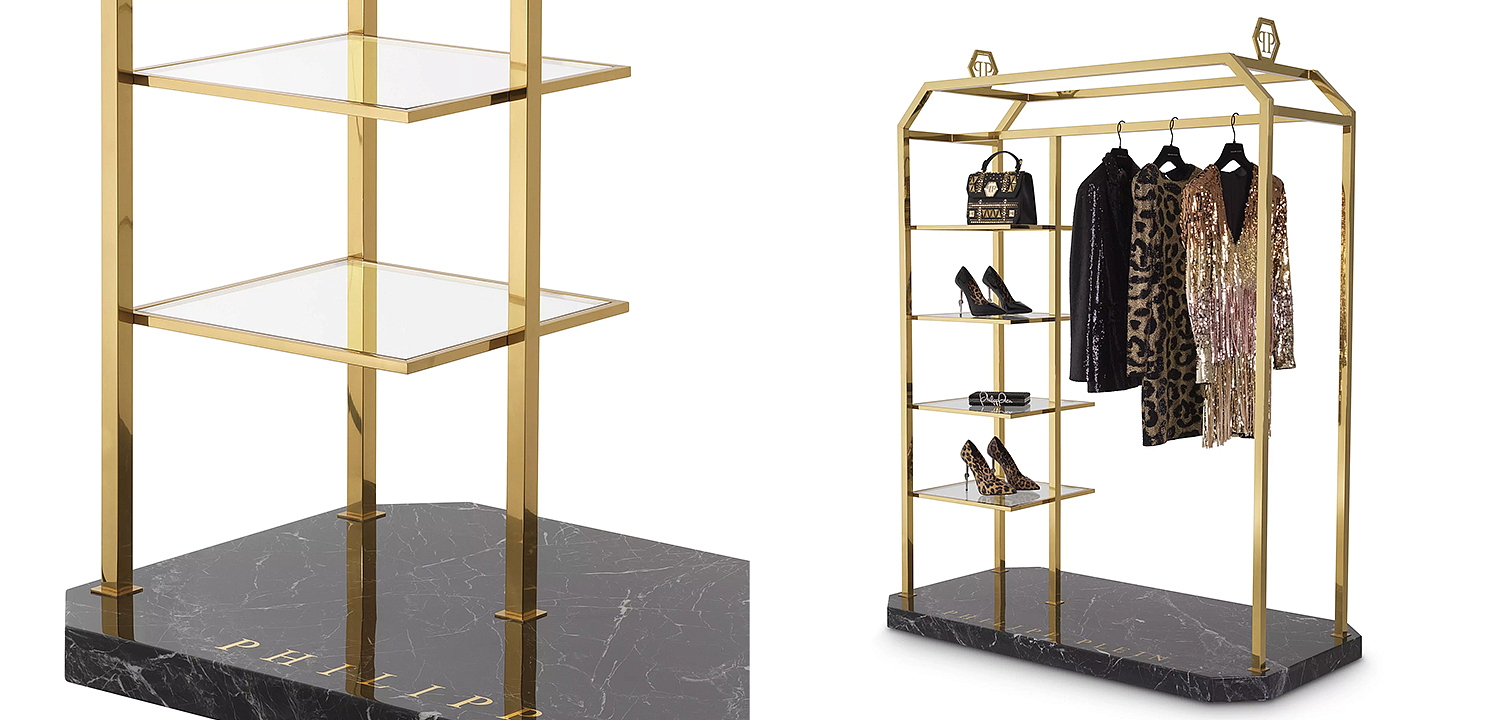 Вешалка для одежды Philipp Plein Clothing stand Couture Вешалка для одежды Philipp Plein Clothing stand Couture - Loft-Concept в Челябинске
