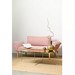 Кофейный столик овальный золотой Modern Mirror Gold Table варинант исполнения - 5 | Loft Concept в Челябинске