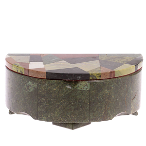 Шкатулка с зеркалом из натуральных камней Stone Casket
