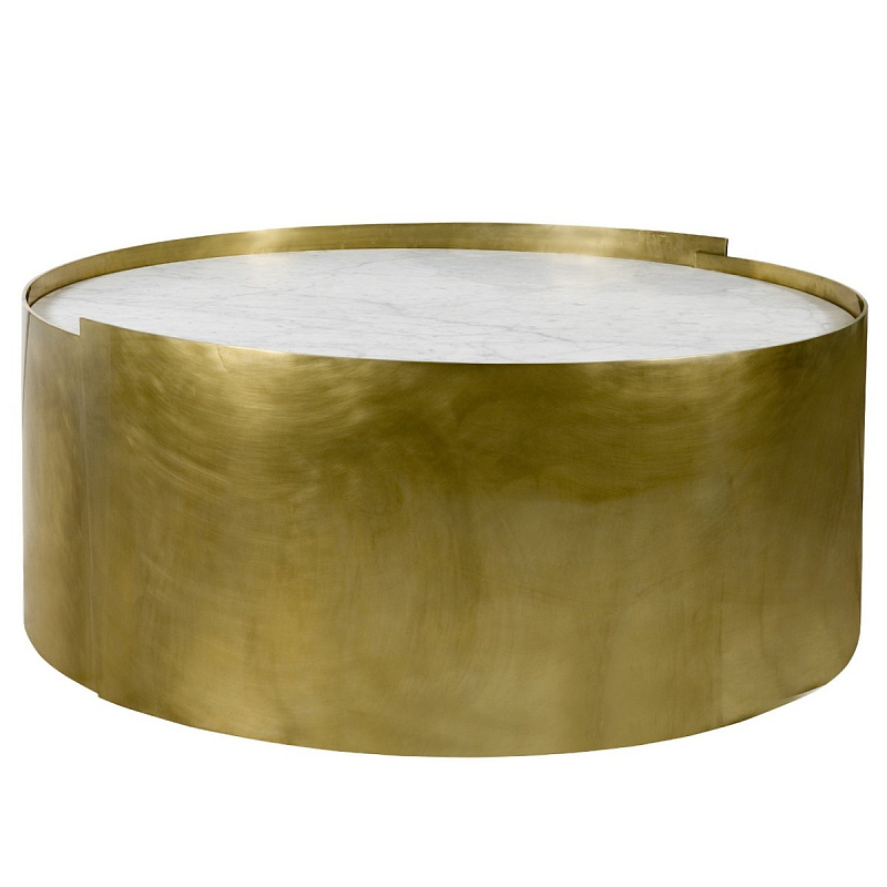 Кофейный Стол Alta Coffee Table Латунь Белый Кофейный Стол Alta Coffee Table Латунь Белый в Челябинске | Loft Concept