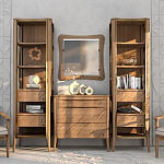 Комод из массива дуба с 3-мя ящиками Tasteful Furniture варинант исполнения - 2 | Loft Concept в Челябинске