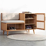 Комод с мягким  сиденьем и нишей для хранения обуви Manual Dresser варинант исполнения - 1 | Loft Concept в Челябинске