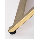 Приставной столик с выдвижным ящиком  White Table Carved Pattern варинант исполнения - 6 | Loft Concept в Челябинске