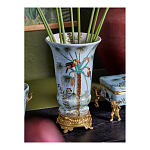 Ваза из фарфора с бронзовыми элементами Tropical Garden варинант исполнения - 8 | Loft Concept в Челябинске