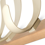 Вешалка настенная с 4-мя бежевыми крючками из пластика Curves Hangers варинант исполнения - 2 | Loft Concept в Челябинске