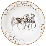 Сервиз обеденный из фарфора с изображением лошадей на 6 персон 23 предмета Porcelain Horse Set варинант исполнения - 6 | Loft Concept в Челябинске