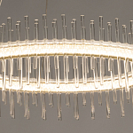 Люстра круглая с прозрачными стеклянными трубками 51 см Nembus варинант исполнения - 5 | Loft Concept в Челябинске