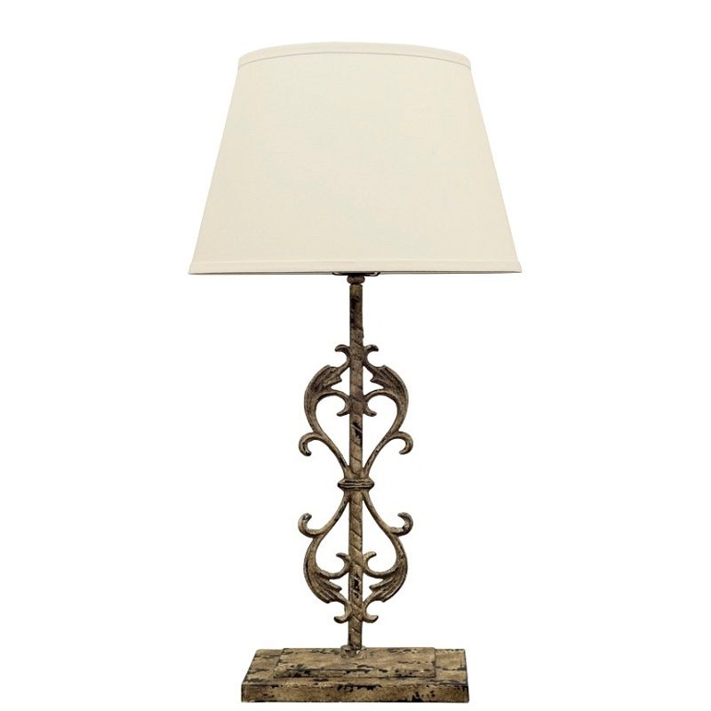 Настольная лампа RH Kerry Artifact Table Lamp Коричневый Бежевый в Челябинске | Loft Concept 