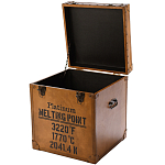 Сундук кожаный в винтажном стиле Brown Leather Chest варинант исполнения - 2 | Loft Concept в Челябинске